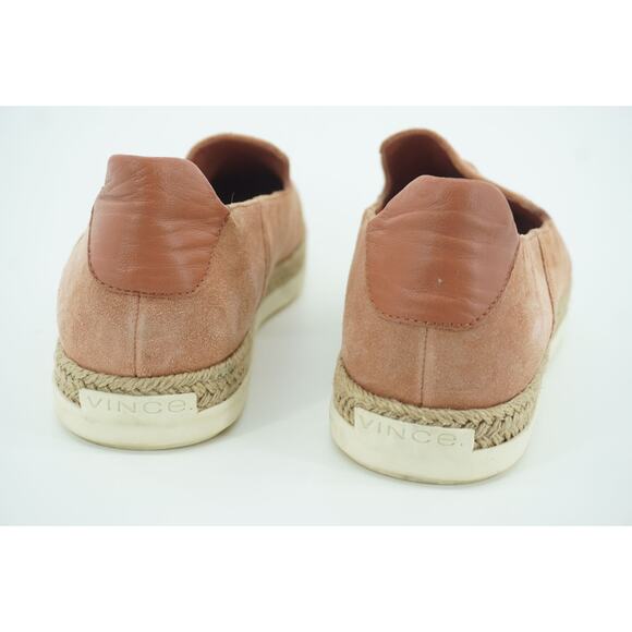 Vince Dillon Suede Platform Espadrille Sneaker New Pink - Picture 8 of 11